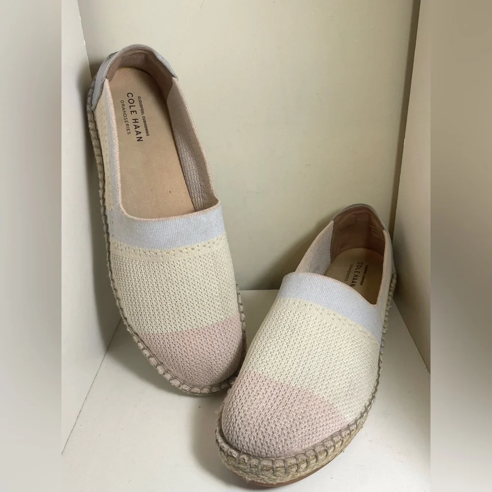 Cole Haan Cloudfeel Stitchlite Espadrille Tricolor Womens Size 10.5